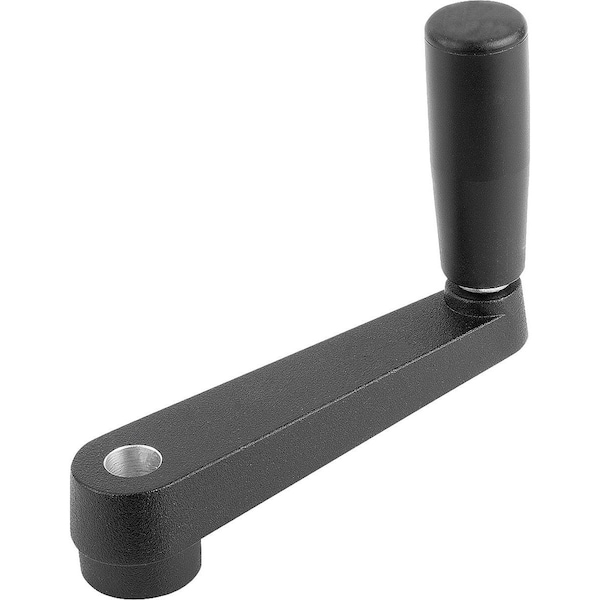 Crank Handle Reamed Hole 103, 5X81 Aluminum, Comp:Thermoplastic